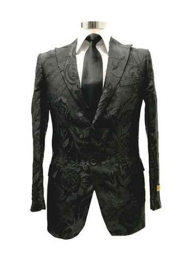 Men's Peak Label Black