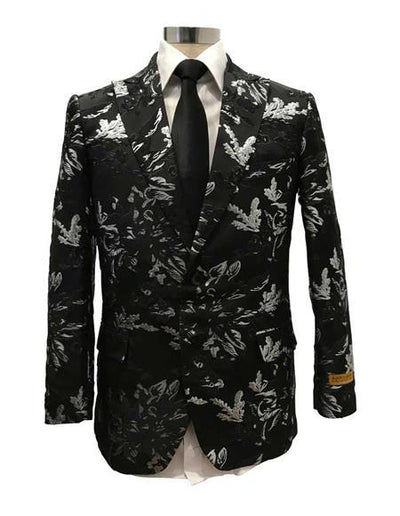 Men's Peak Label Black