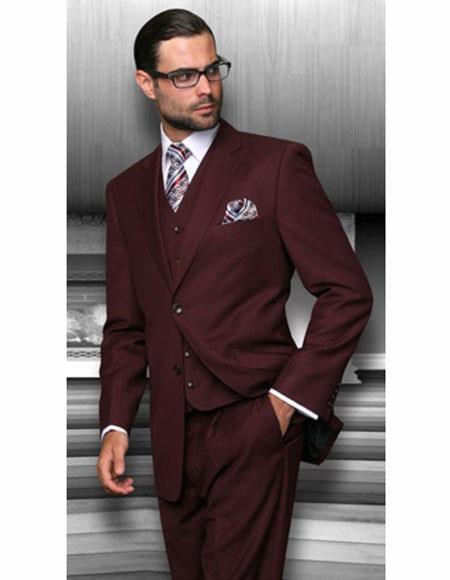 Oxford Gray Athletic Cut Classic Suits Men's suit main image 0
