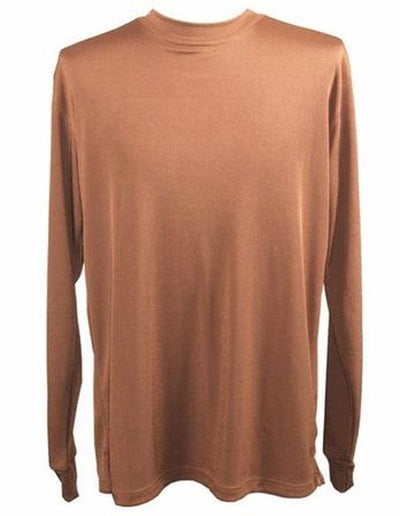 Mock Neck Shirts For Men Brown