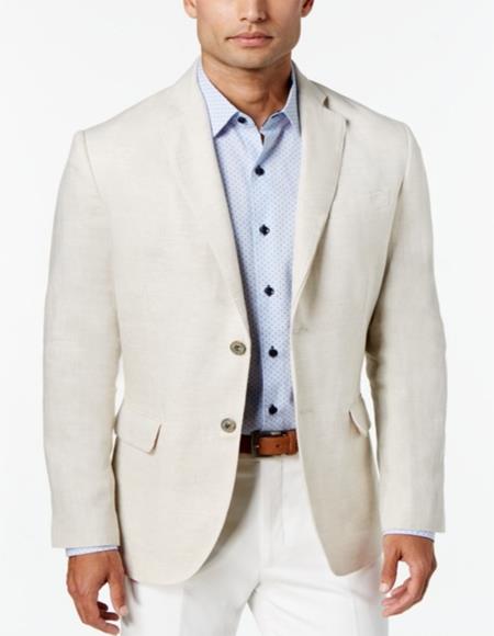 Men's Two Button Ivory Cream Off White Cheap Priced Designer Fashion Dress Casual Blazer On Sale Blazer