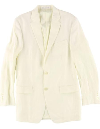 Men's Ivory Cream Off White Two Button Cheap Priced Blazer