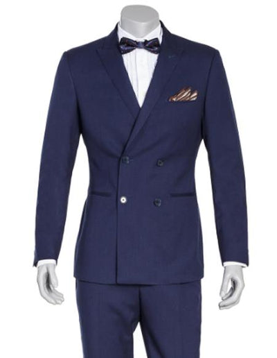 Double Breasted Suits Slim Fit Wool Suit 4 Buttons Style 2020 New Formal Style