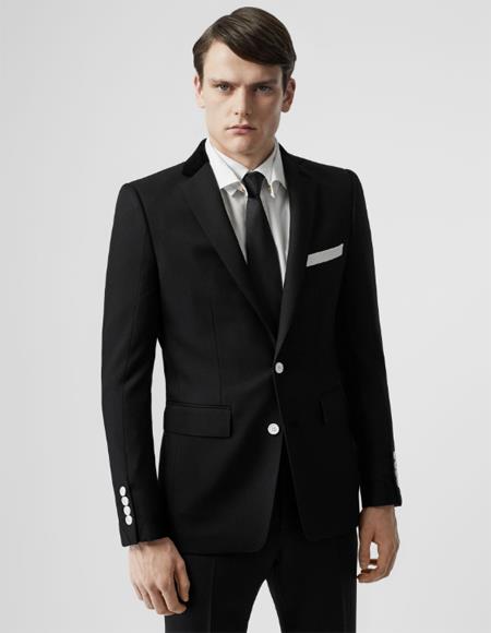 Black Affordable Cheap Priced Men's Dress Suit For Sale With White Buttons Slim Fit or Regular Fit