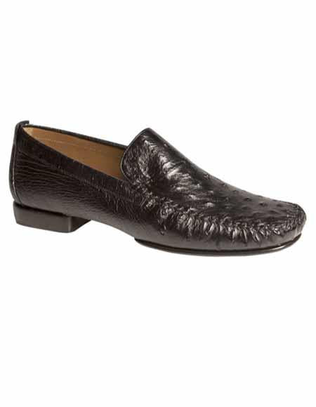 Mezlan Brand Mezlan Alligator Shoes - Mezlan Crocodile Shoes Men's Dress Shoes Sale Authentic Mezlan Loafer Mezlan Loafer - Mezlan Slip On ROLLINI By Mezlan In Black
