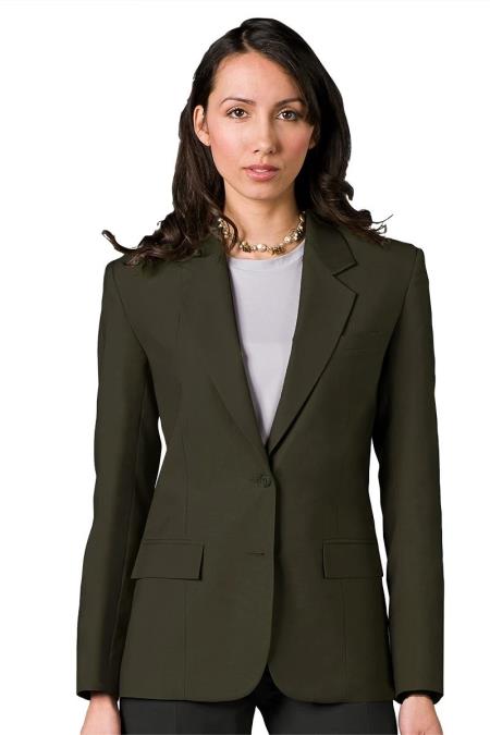 Oliver Two Button Solid Pattern Women Blazer
