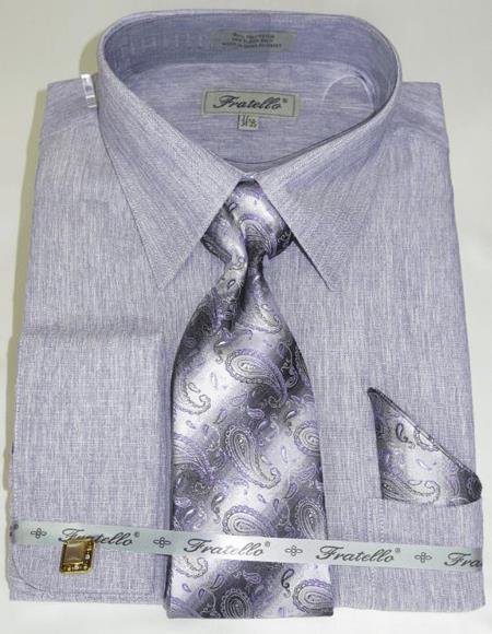 Lavender Colorful Men's Dress Shirt