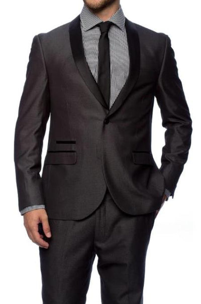 Charcoal Grey Tuxedo - Dark Grey Tuxedo