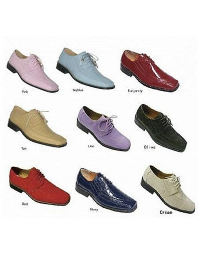 Men's Mystery Colorful Dress Shoes Bundle. 5 Shoes (you pick the size) (We pick the color and style)