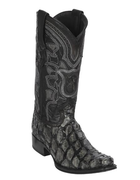 Botas De Pescado Mens Los Altos Pirarucu Boot Gray ~ Black