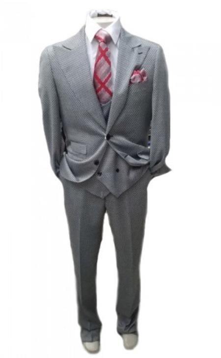 Rossiman Dress Suit Classic Two-Button Grey