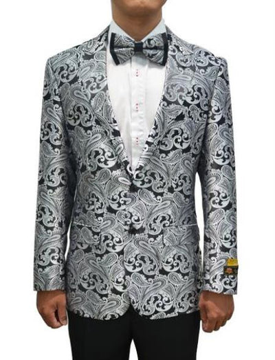 Light Grey Tuxedo Suit - Prom Suit - Wedding Suit - Groom Suit - Sharskin Shiny Suit
