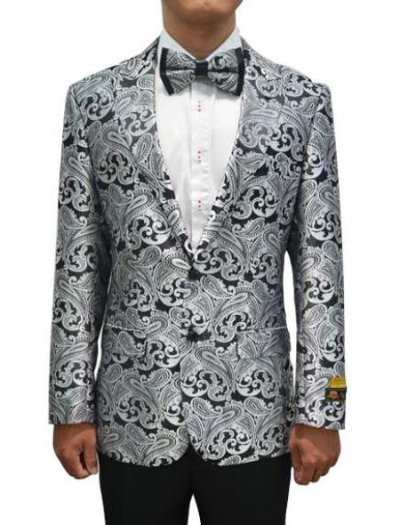 Light Grey Tuxedo Suit - Prom Suit - Wedding Suit - Groom Suit - Sharskin Shiny Suit