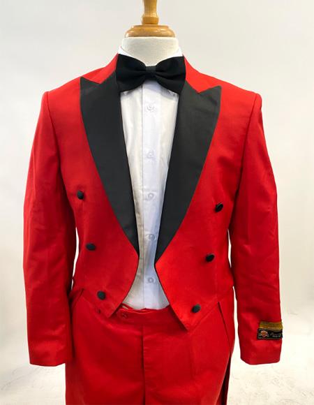 Red ~ Black Victorian Tuxedo