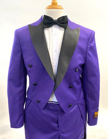 Purple ~ Black Victorian Tuxedo