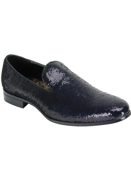 Sequence Slip On Shoe - Fashion Party Shoe Black