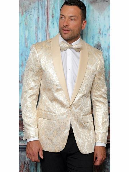 Beige Tuxedo - Tan Wedding Suit