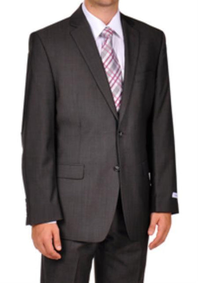 Mens Gray Tweed Suit - Grey Suit - Winter Fabric Heavy Suit