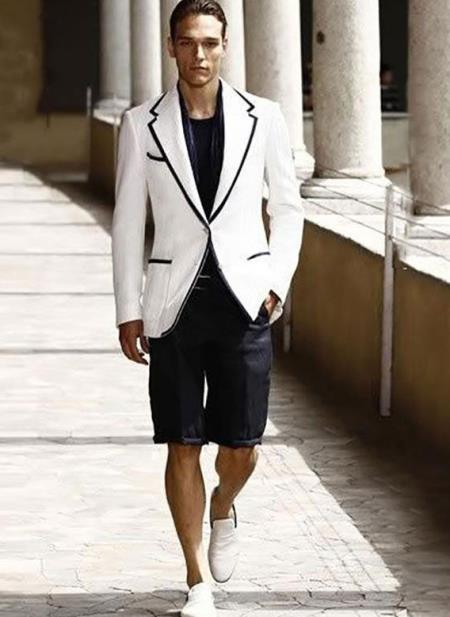 Mens Tuxedo Short