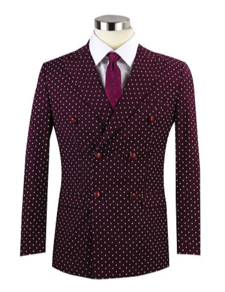 Mens Polka Dot Blazers