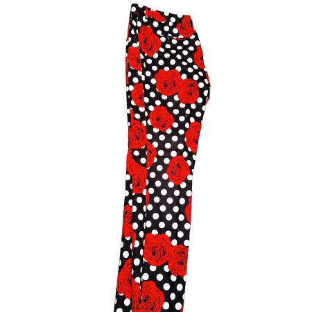 Mens Dress Pants - Paisley Floral Slacks