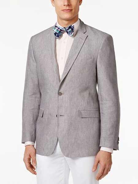Mens Linen Blazer Big And Tall main image 0