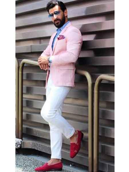 Mens Linen Blazer Big And Tall