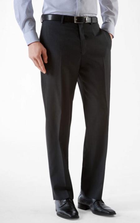 Mens Black Slim Fit Pants
