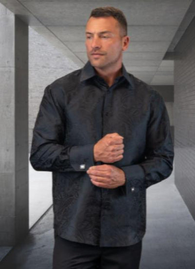 Mens Floral Shirt - Paisley Casual Shirt