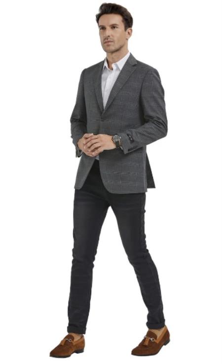 Big and Tall Dinner Jacket - Big Man Sport Jacket - Mens Blazer - Red