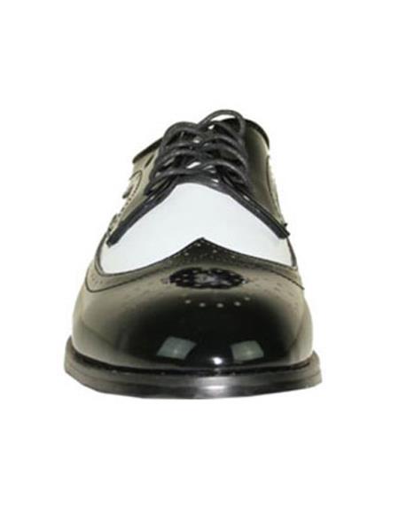 Jean Yves Size 14 15 16 17 18 Men's Dress Shoe For Men Perfect For Wedding Wing Tip Two-Tone