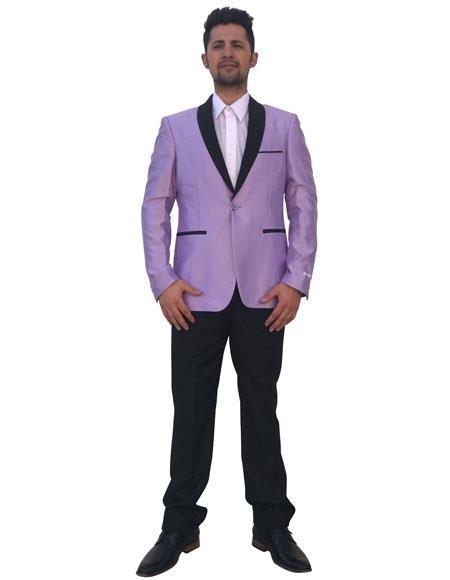 Mens Lavender Tuxedo