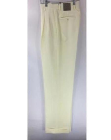 Mens Double Pleated Trousers - Double Pleated Dress Pants - Slacks Charcoal main image 1