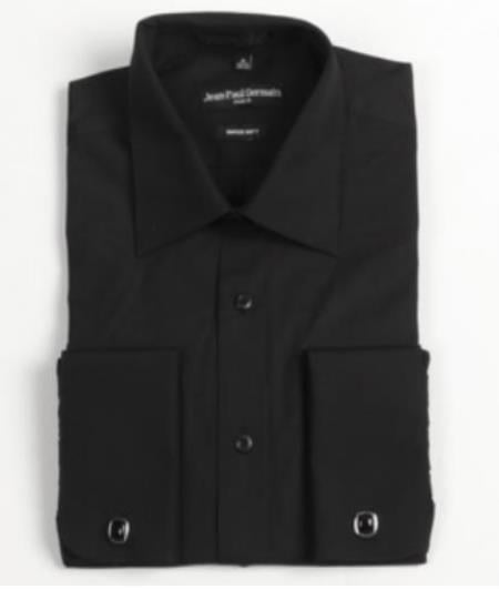 20 Inch Neck Dress Shirts in Black