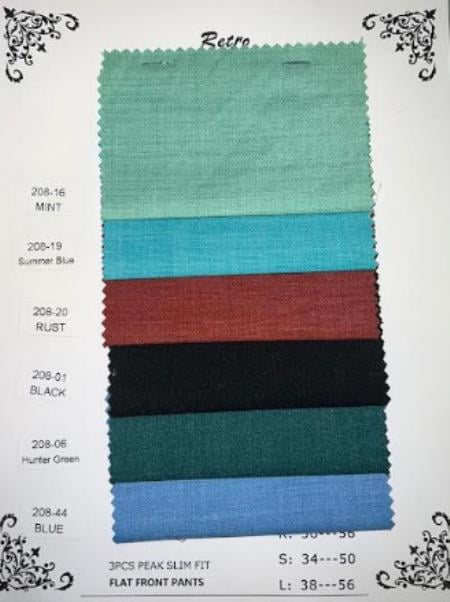 Retro Paris Suit Peak Lapel Slim Fit Suit