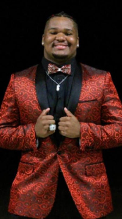 Mens Suits Red