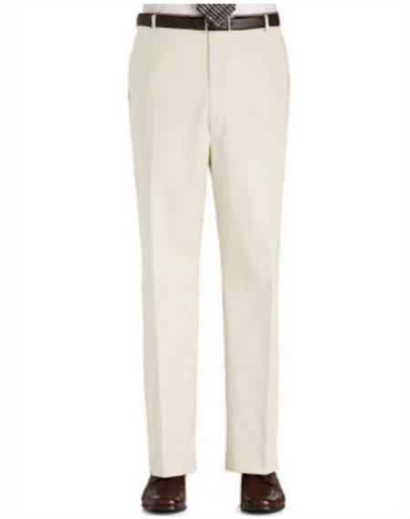 Mens Ivory Dress Pants - Cream Pants - Off White Slacks