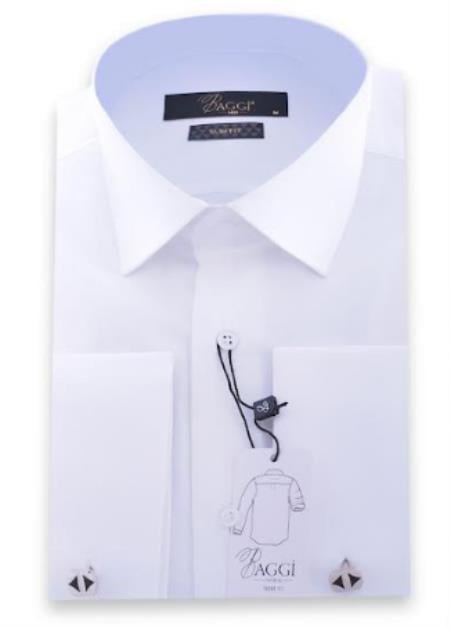 Mens Tuxedo Dress Shirt - Groom Shirt