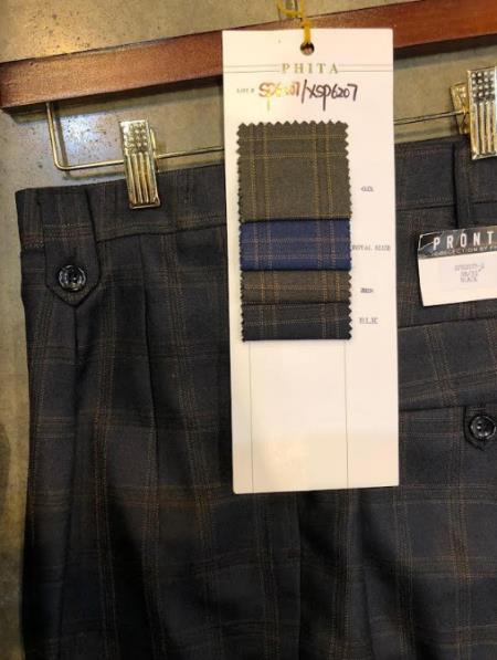 Men's Edwards Pleated Dress Pant - Black