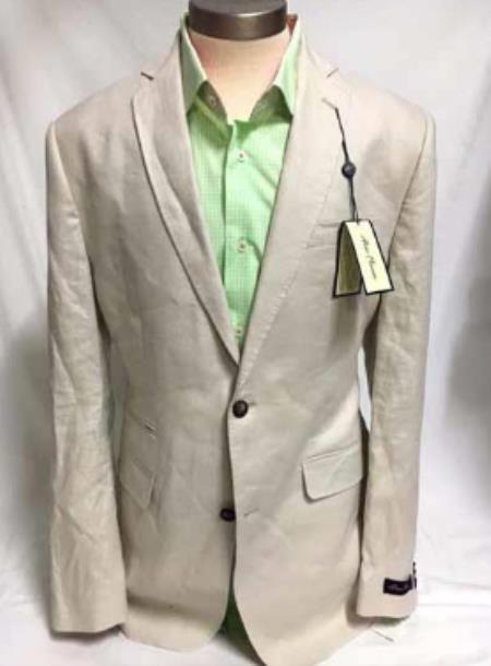 Western Linen Blazer - Sacos Vaqueros Para Hombre