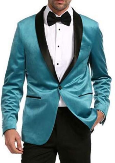 Teal Tuxedo - Teal Prom Suits - Teal Prom Tuxedos Jacket