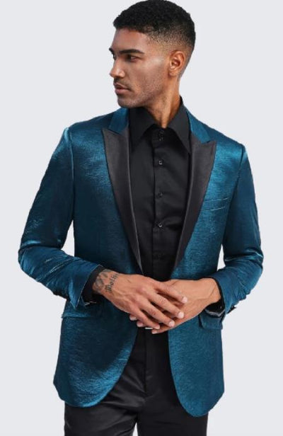 Teal Tuxedo - Teal Prom Suits - Teal Prom Tuxedos Jacket