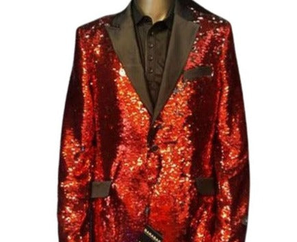 Holiday Blazer - Christmas Sport Coat - Red Blazer