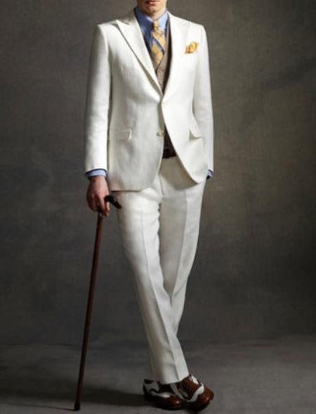 Mens Great Gatsby Costume - Great Gatsby Suit - Gatsby Clothes (Vest + Pants + Suit Shirt Tie Package)