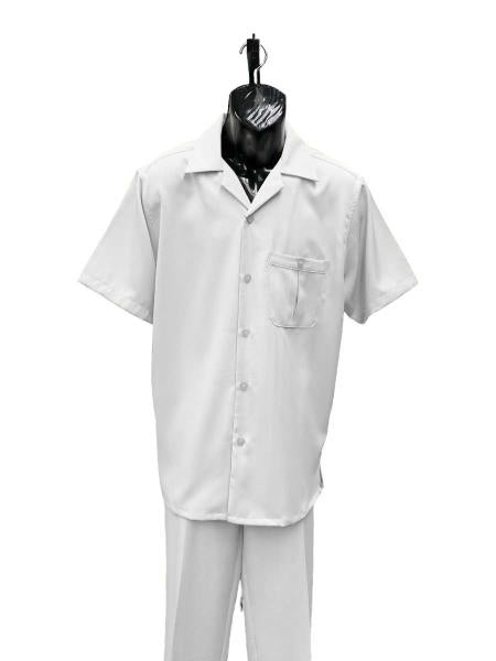 Mens Big and Tall Walking Suit - Beige main image 0