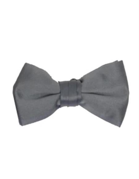 Mens Formal - Wedding Bowtie - Prom Charcoal Grey Bowtie