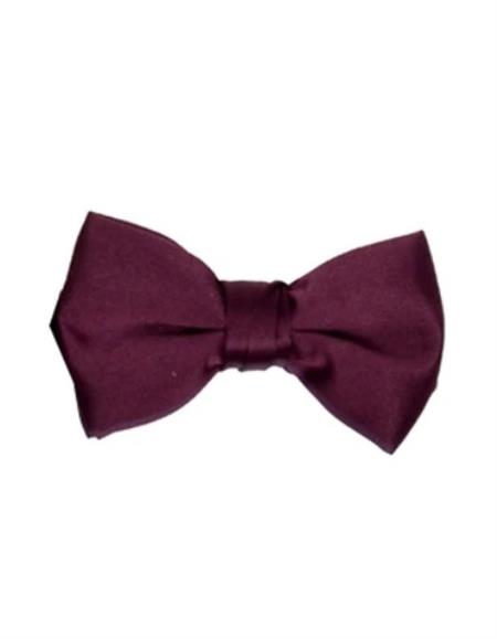 Mens Formal - Wedding Bowtie - Prom Deep Plum Bowtie