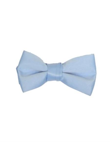 Mens Formal - Wedding Bowtie - Prom Sky Blue Bowtie