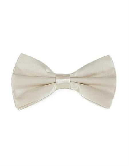 Mens Formal - Wedding Bowtie - Prom Champagne Bowtie