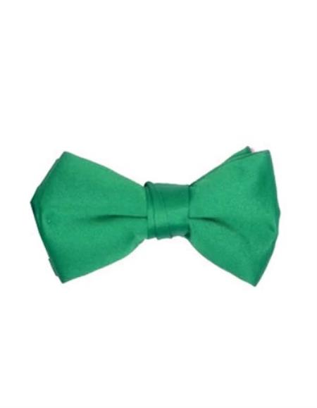 Mens Formal - Wedding Bowtie - Prom Augusta Green Pre-Tied Bowtie